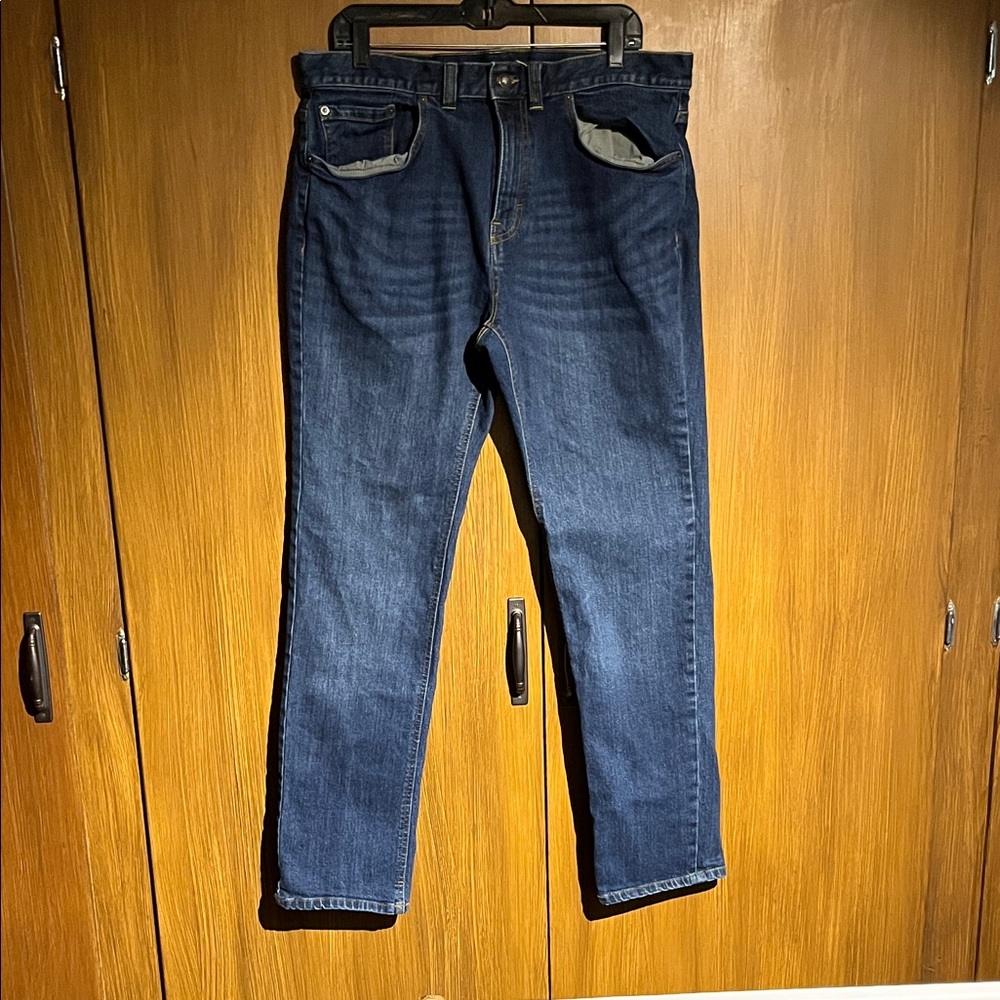 Prana Men's Indigo Straight-Leg Jeans 36 x 32